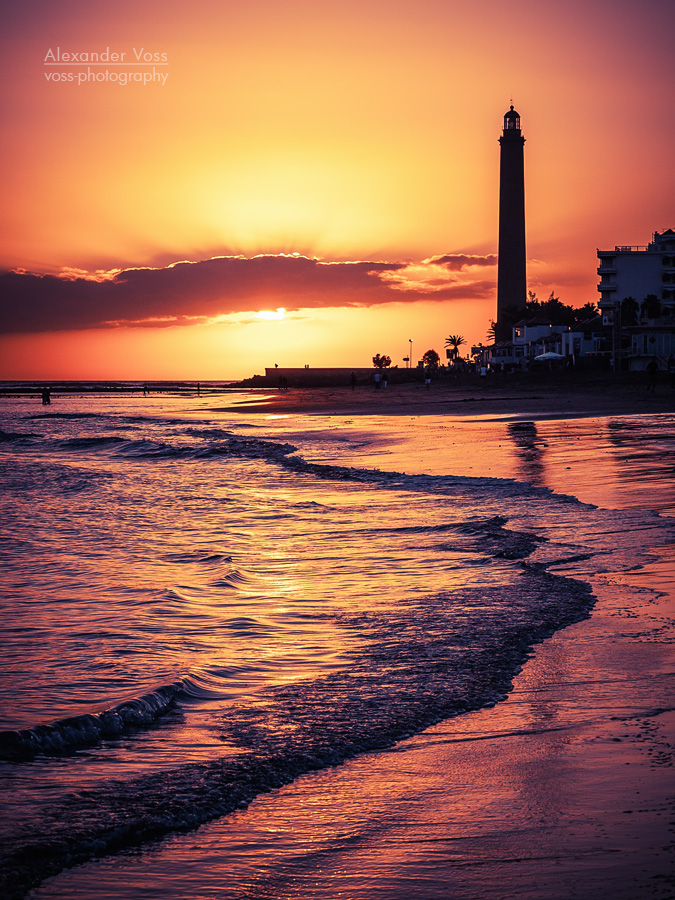 Gran Canaria - Maspalomas im Sonnenuntergang