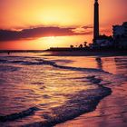 Gran Canaria - Maspalomas im Sonnenuntergang