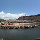 Gran Canaria, Puerto de Mogan am Strand