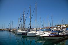 Gran Canaria, Puerto de Mogan im Hafen