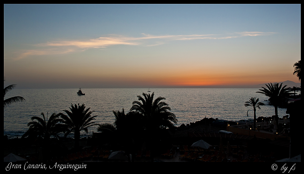 Gran Canaria-Sonnenuntergang