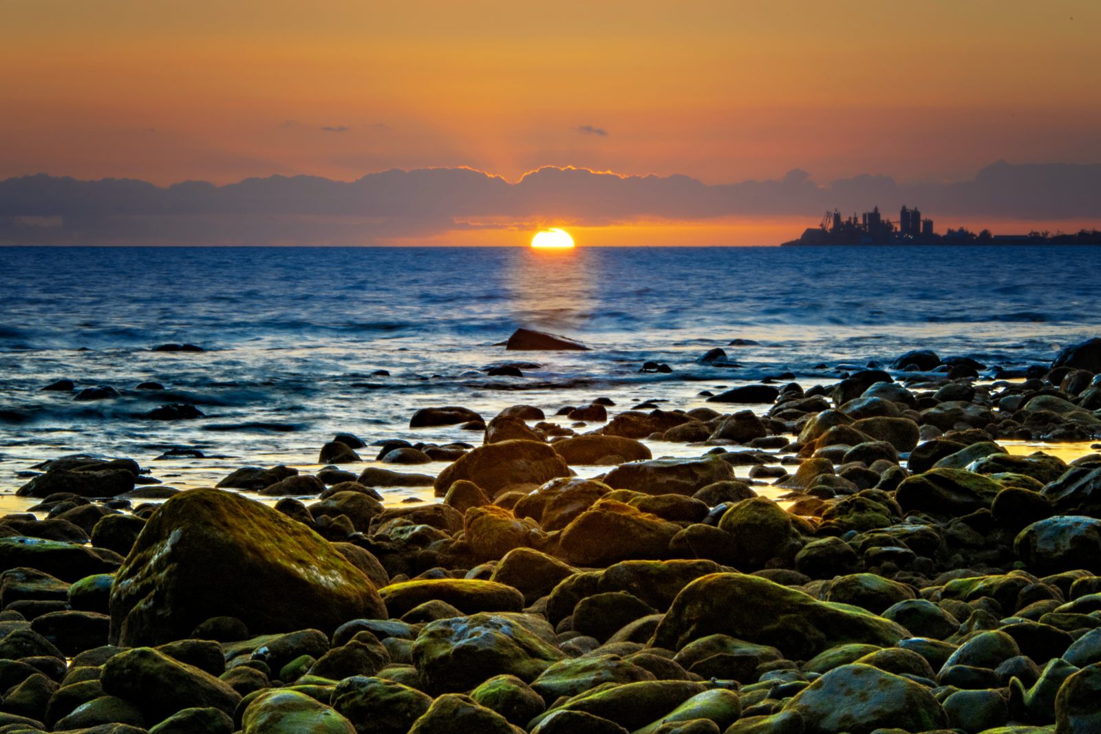 Gran Canaria - Sonnenuntergang am Meer in Maspalomas