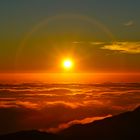 Gran Canaria - Sonnenuntergang über Tejeda