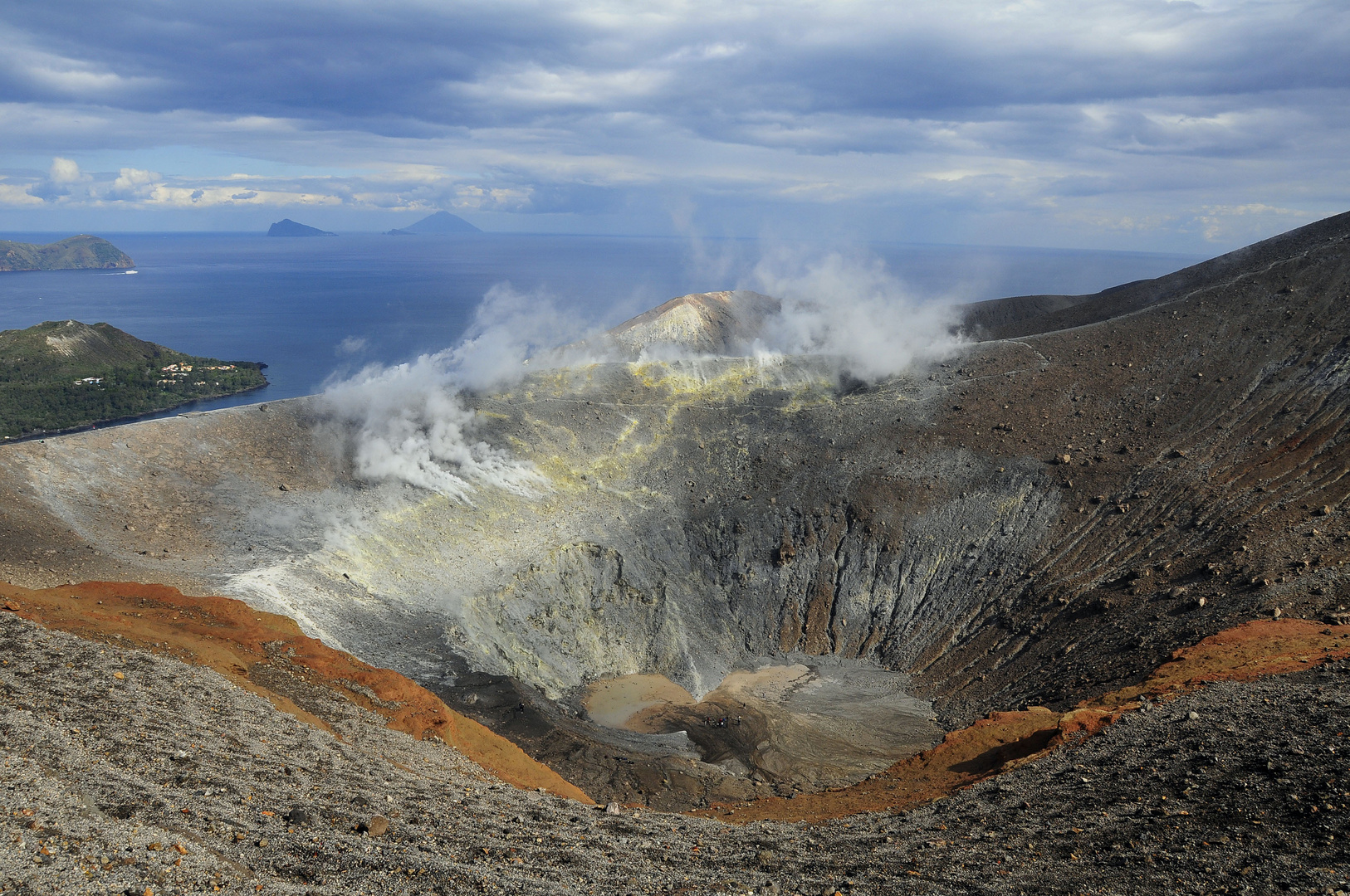 Gran Cratere auf Vulcano (Sizilien)