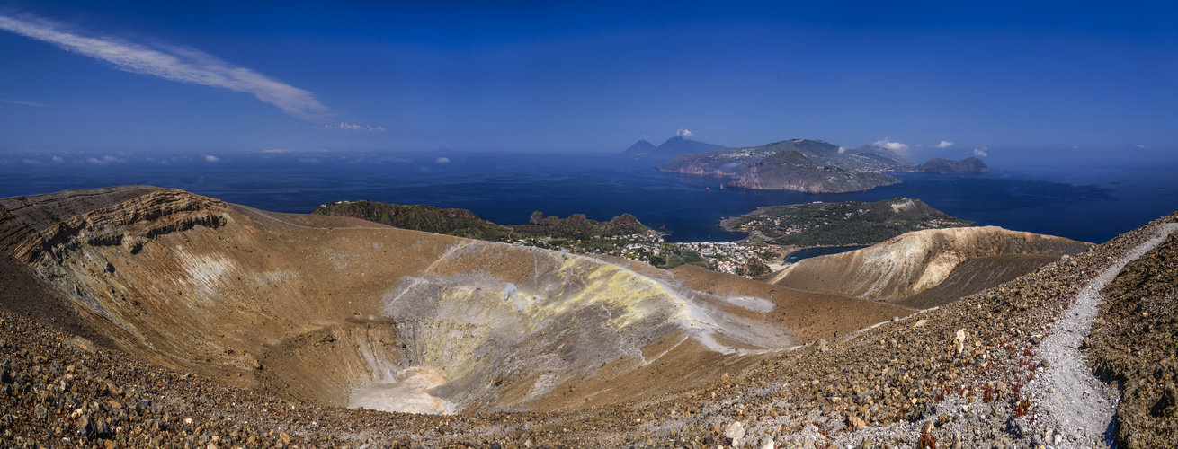 Gran Cratere, Vulcano, Liparische Inseln, Sizilien