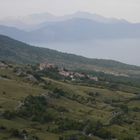 Gran Sasso im Hindergrund + Rocca Caramanico im Vordergrund