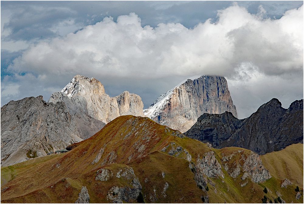 Gran Vernel und die SW-Seite der Marmolata