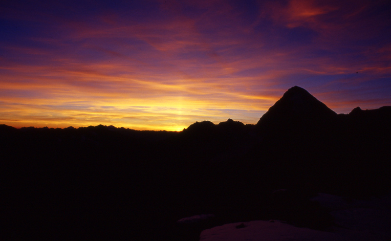 Gran Zebrù al tramonto