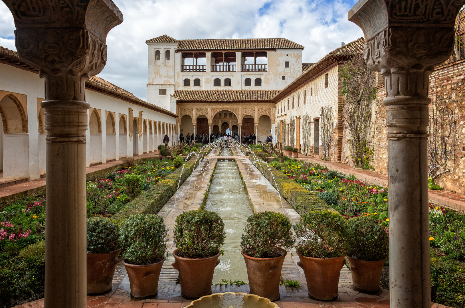 Granada, Alhambra, Generalife, Patio de la Acequia