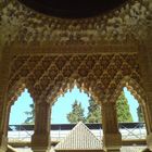 Granada - Alhambra Kunsthandwerk Bereich Brunnen mit Löwen