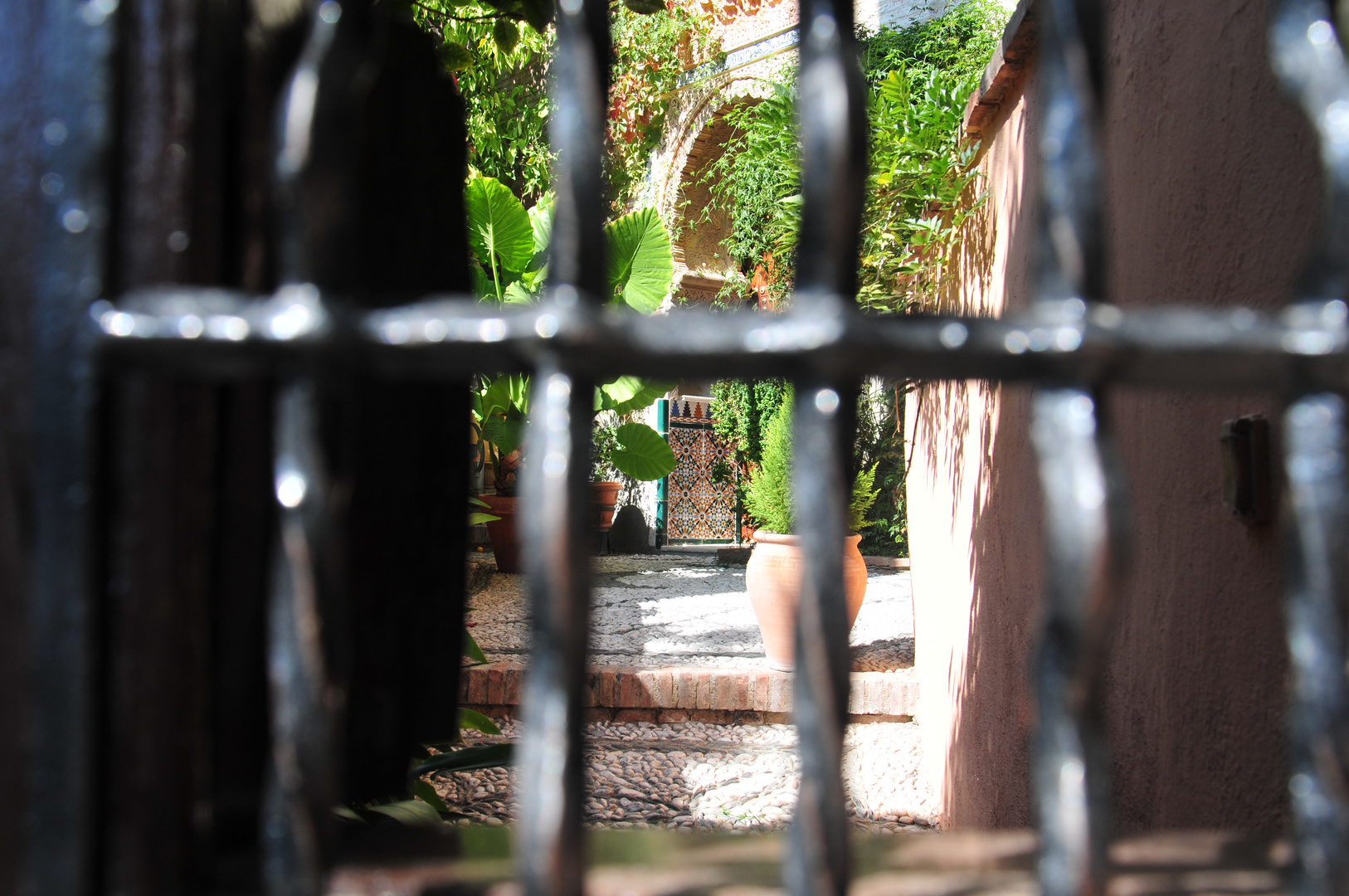 Granada Altstadt - Blick in den Hof