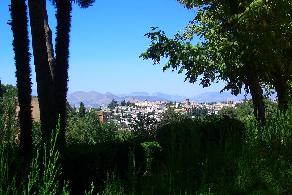 Granada aus dem Blickwinkel der Alhambra