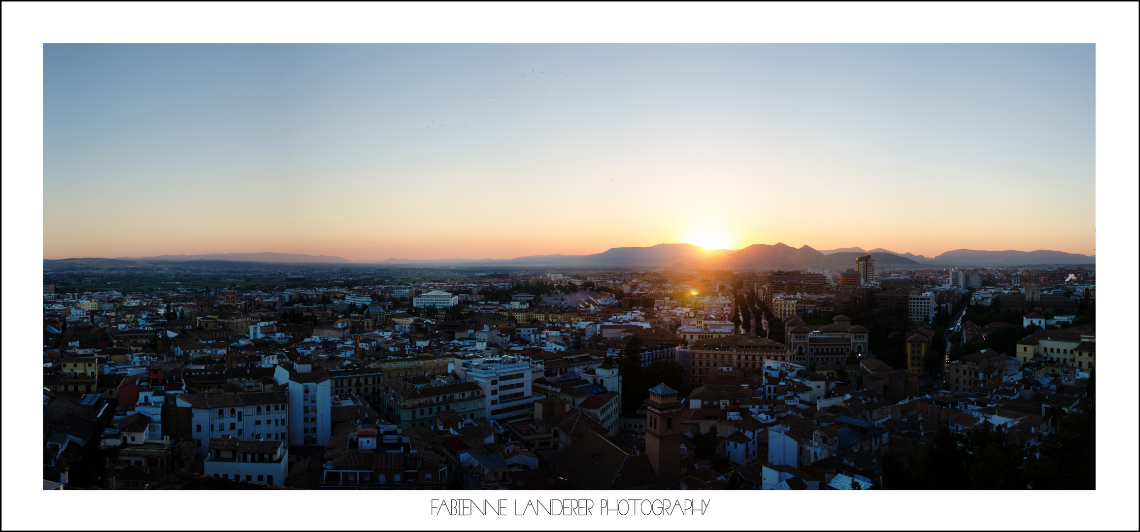 Granada bei Sonnenuntergang