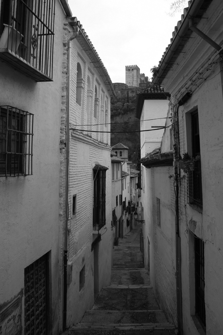 Granada - Blick auf die Alhambra