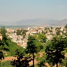 Granada, Blick von den Gärten der Alhambra.