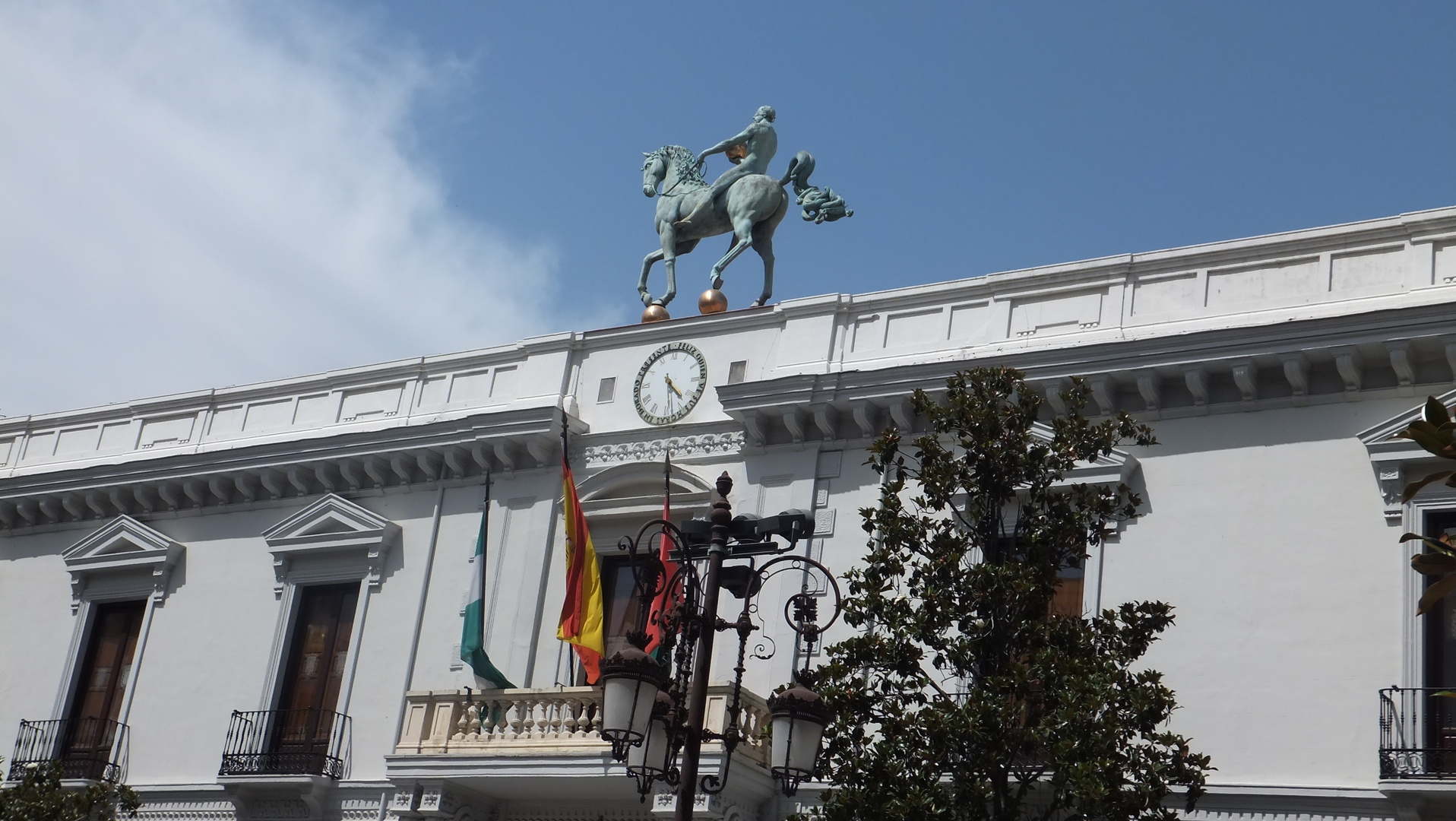 Granada. Detalle del Ayuntamiento