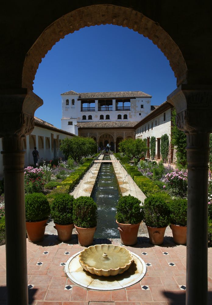 Granada Generalife Innenhof