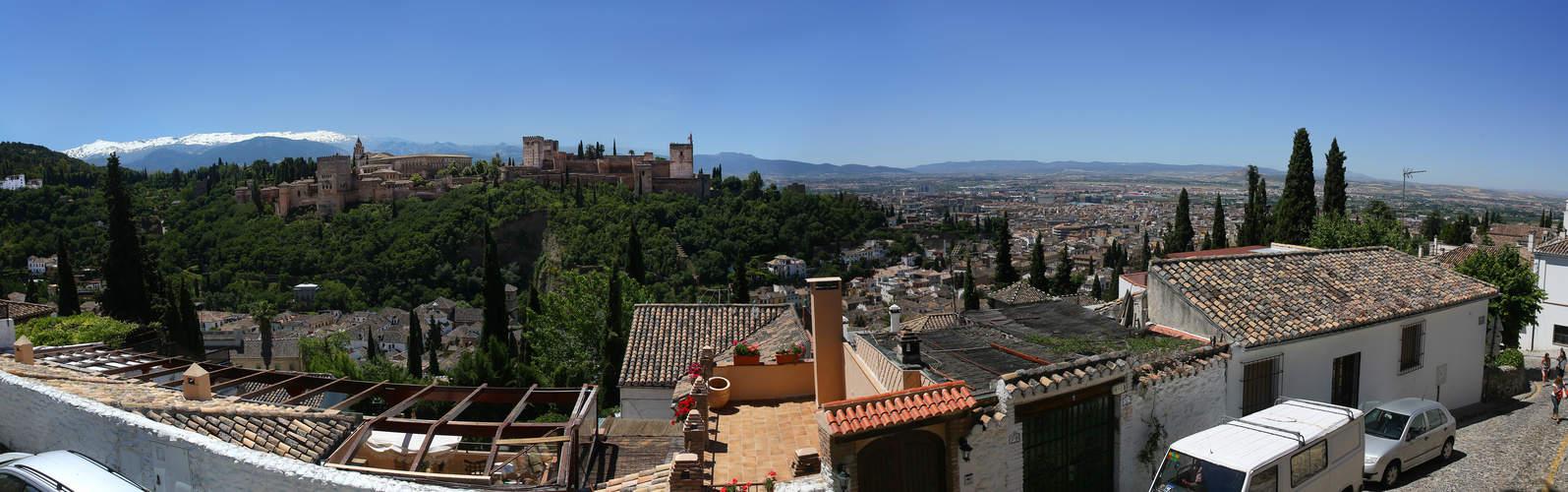 Granada Panorama mit Alhambra