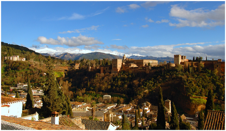 Granada. The Alhambra and the Sierra Nevada