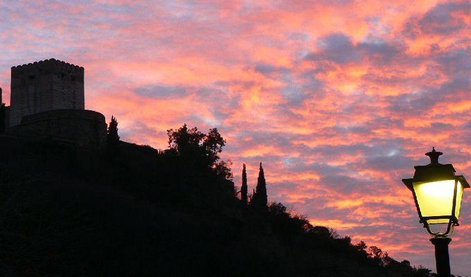 Granada, tramonto
