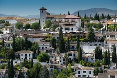 Granada von der Alhambra aus betrachtet