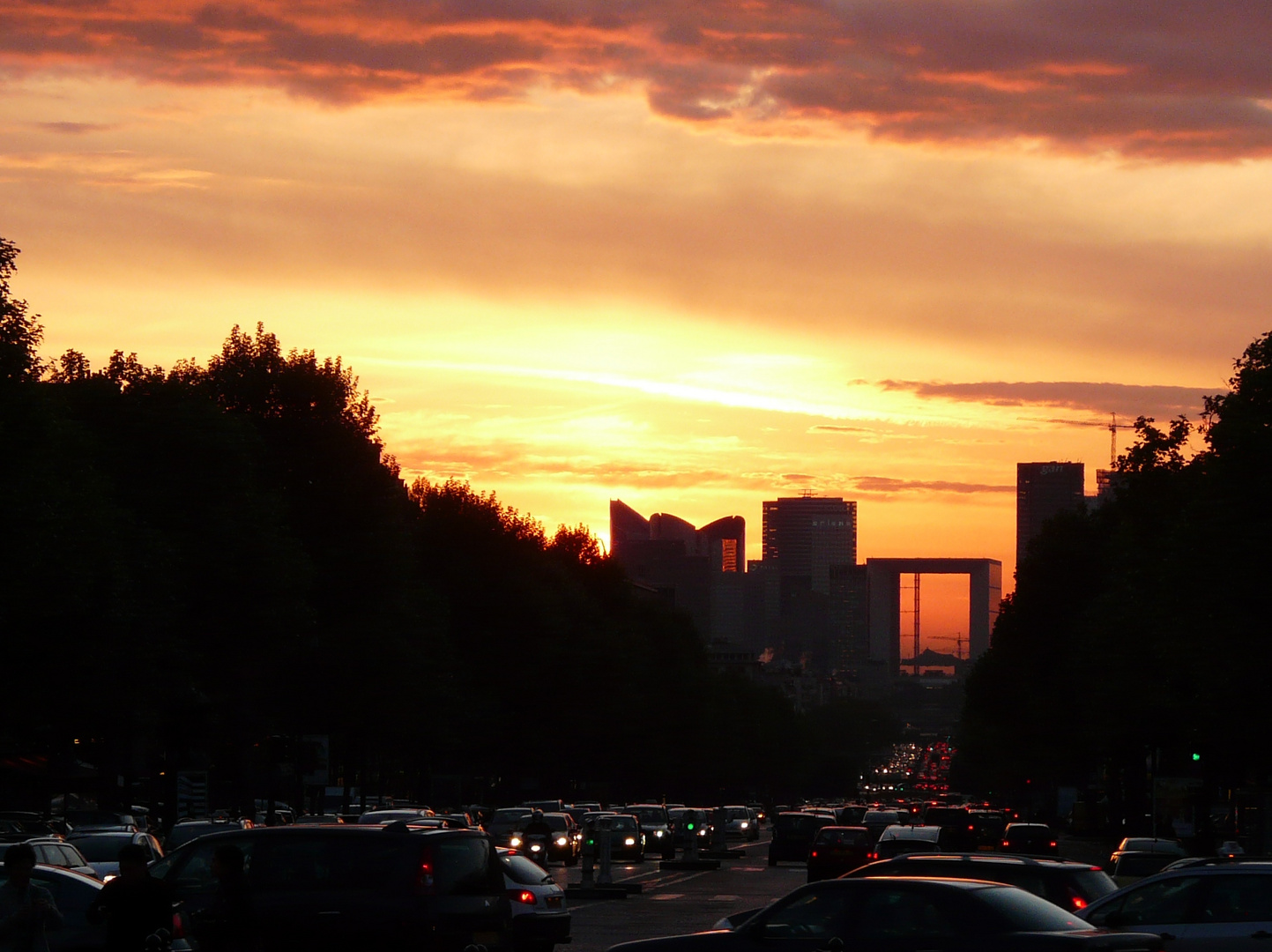 Grand Arch im Sonnenuntergang