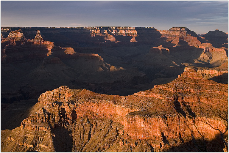 Grand Canyon am Abend ...