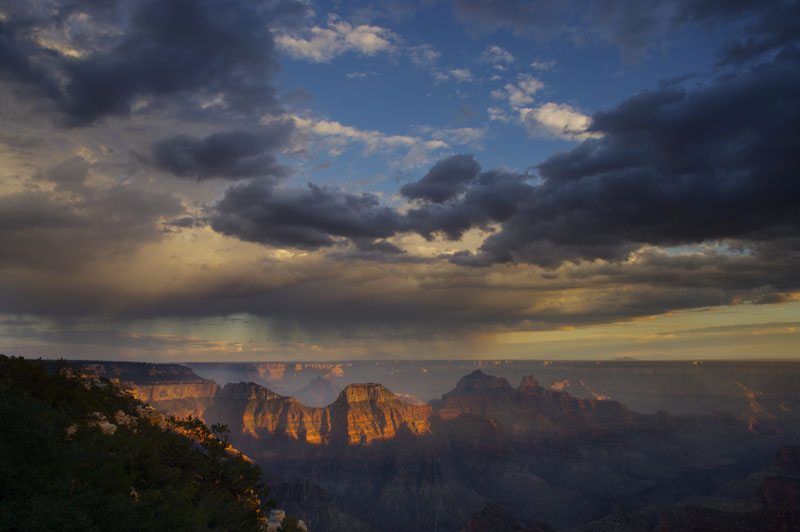 Grand Canyon bei Regen