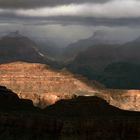 Grand Canyon bei wechselhaftem Wetter