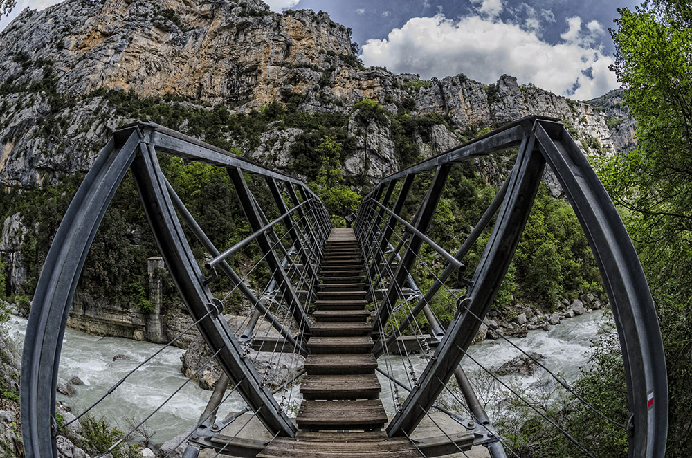 Grand Canyon du Verdon - die Brücke