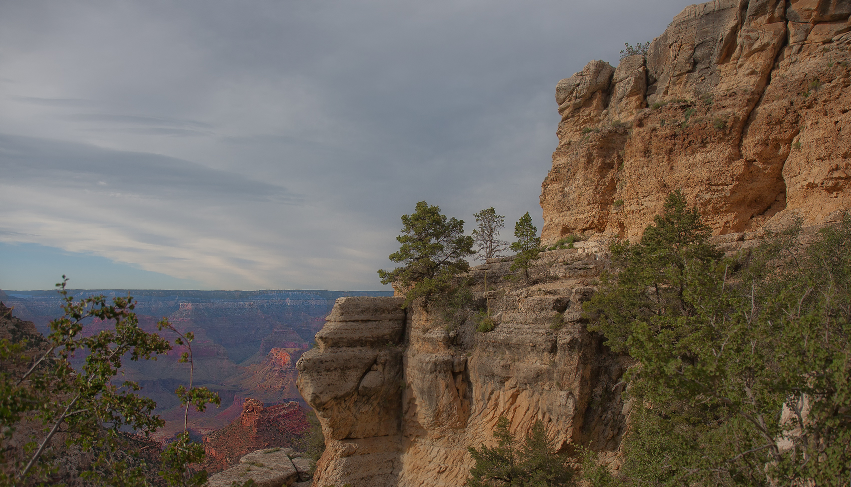 Grand Canyon gegen Abend