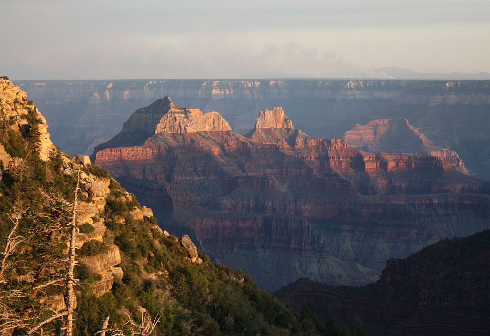 Grand Canyon im Licht der untergehenden Sonne...