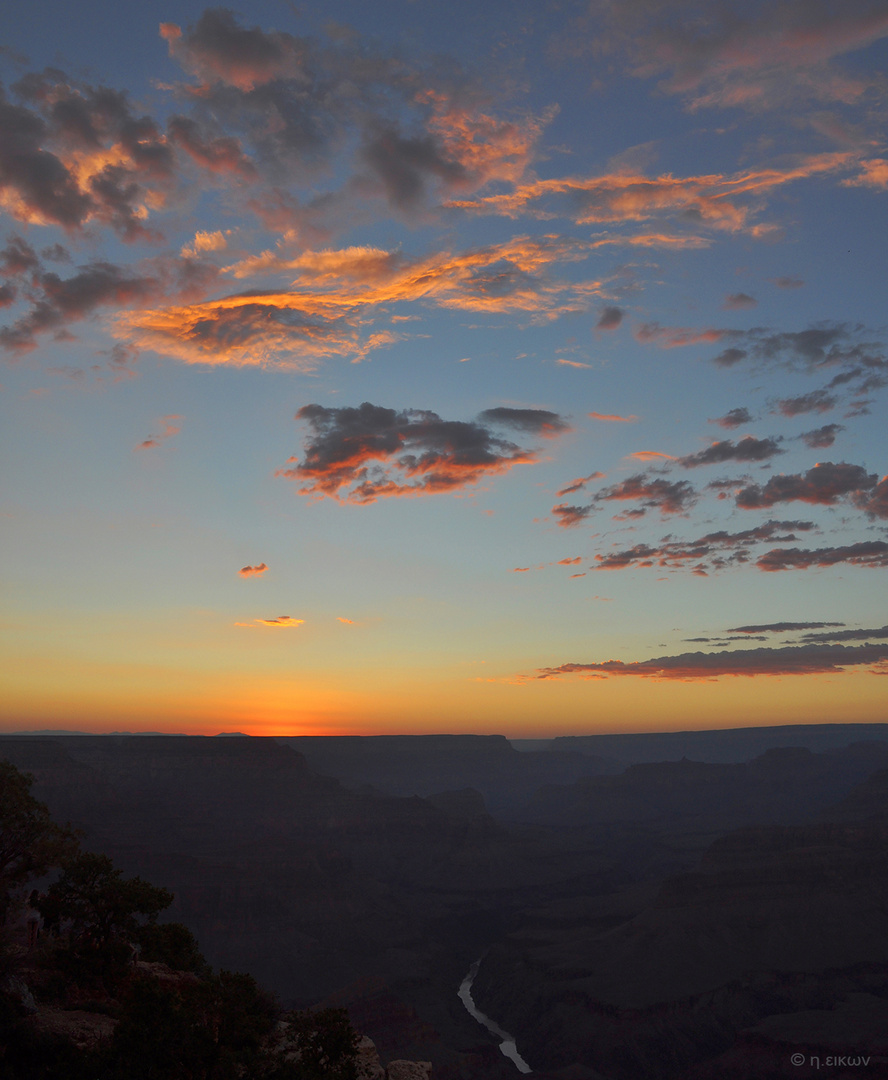 Grand Canyon last sunbeam