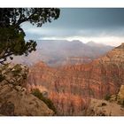 Grand Canyon Light and Rain