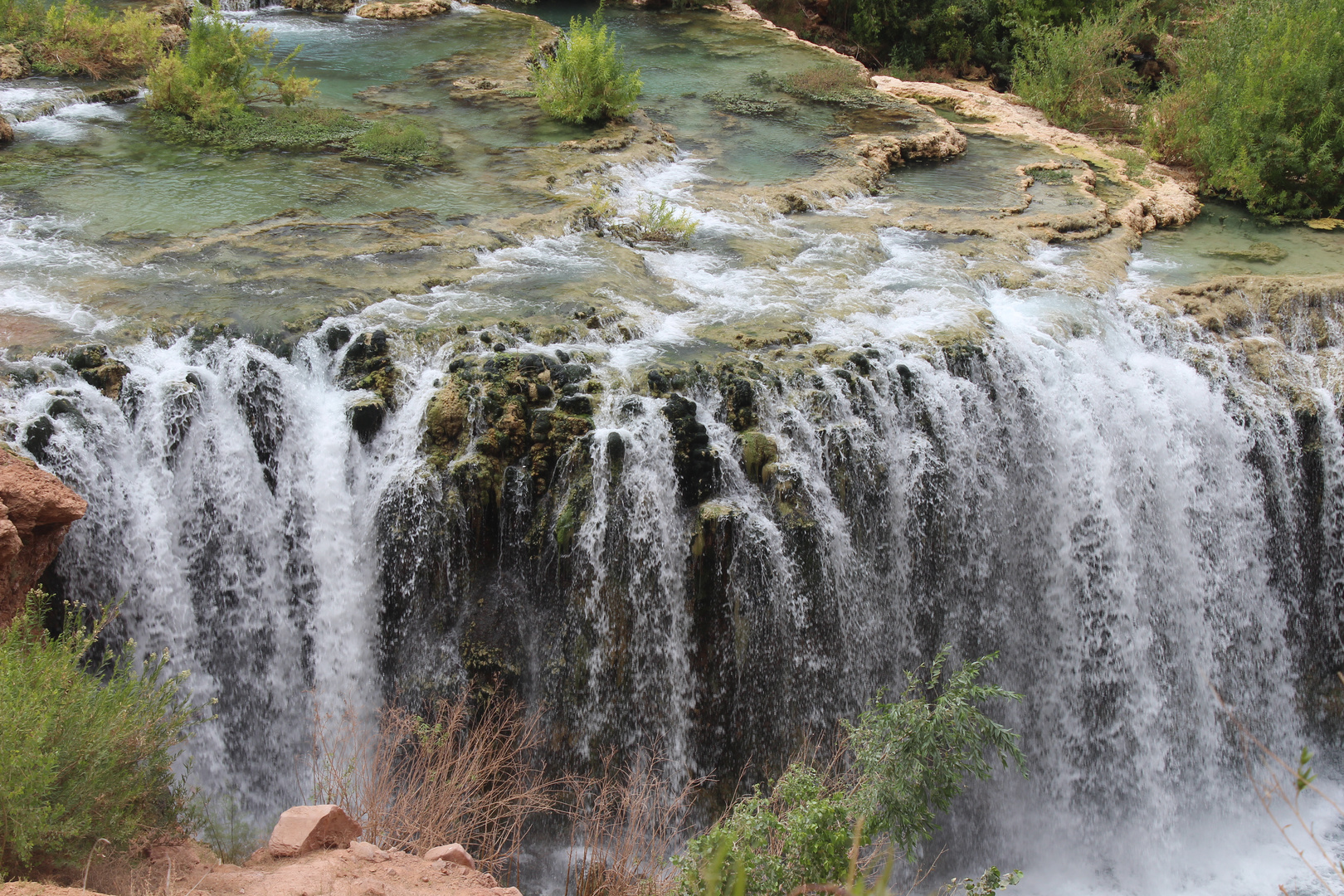 Grand Canyon - Lower Navajo Falls - Rock Falls