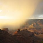 Grand Canyon magic cloud light