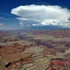Grand Canyon mit Gewitterwolke