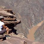 Grand Canyon, Plateau Point, Blick auf den Colorado