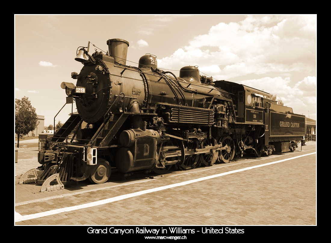 Grand Canyon Railway in Williams - United States