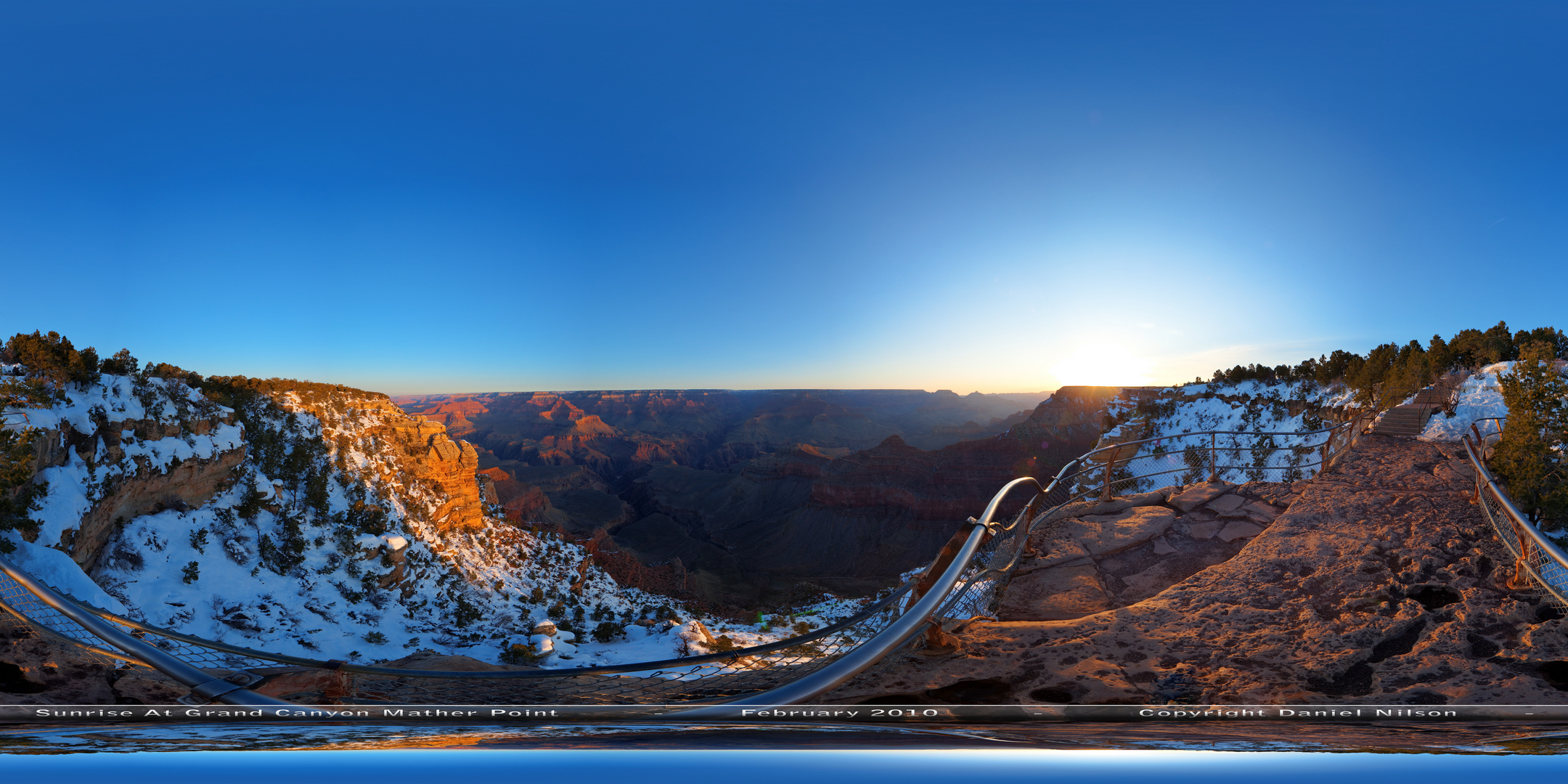 Grand Canyon Sonnenaufgang II - 360° Panorama