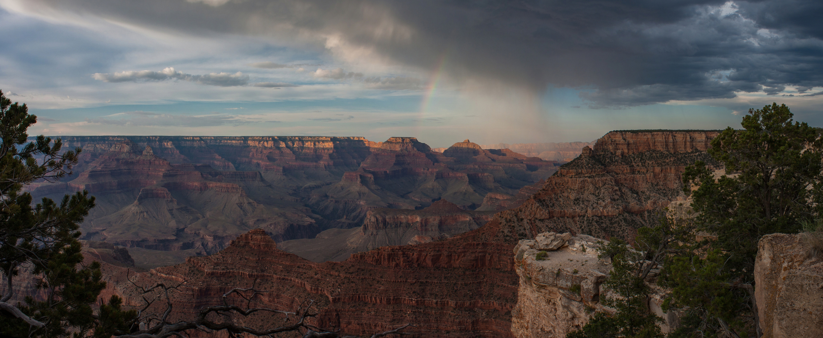 Grand Canyon with Rainbow