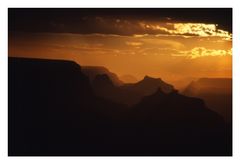 Grand Canyon zwischen Regen und Gewitter