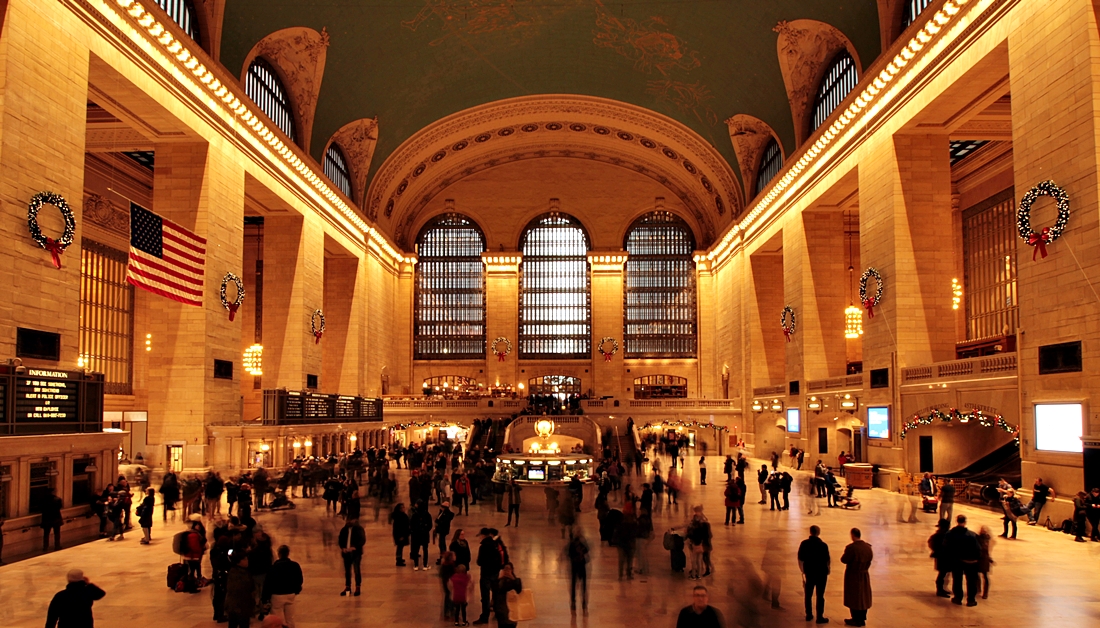 Grand Central Terminal im Weihnachtskleid