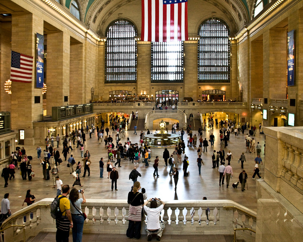 Grand Central, und mein Mann mittendrin!