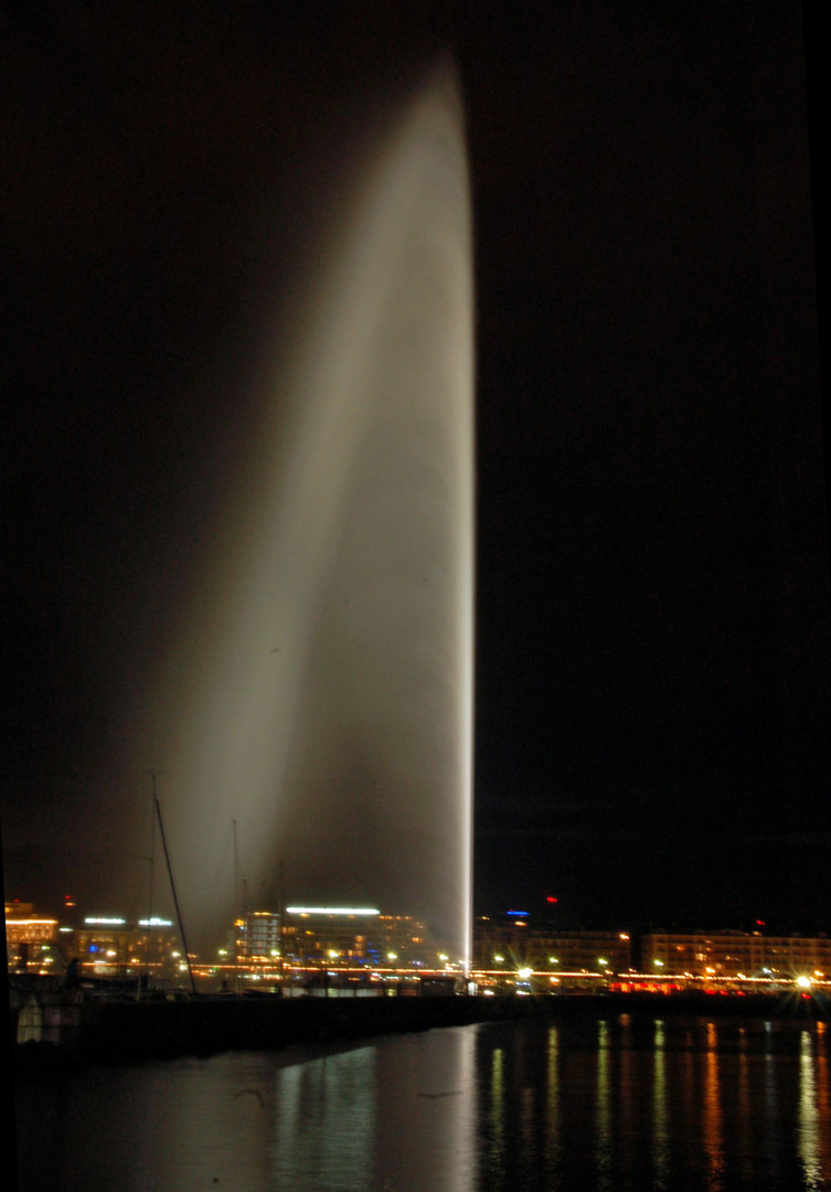 Grand fountain on Geneve