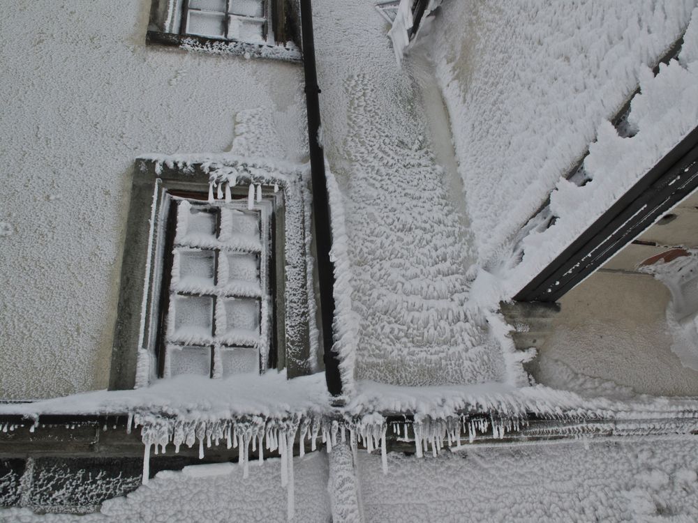 grand froid à l'hospice du st-bernard