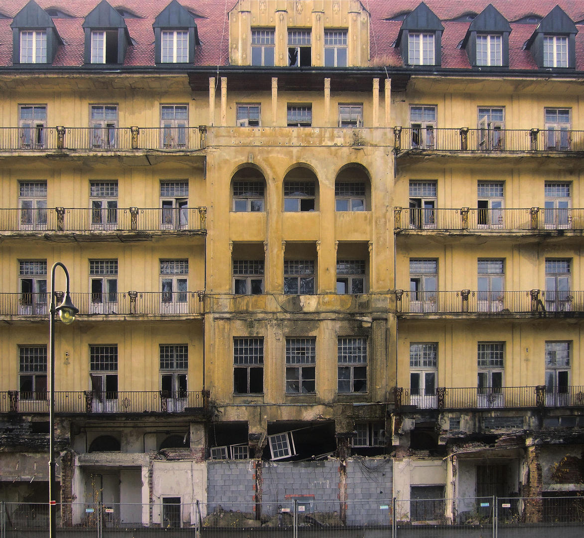 Grand-Hotel Wettiner Hof Bad Elster - Abgerissen