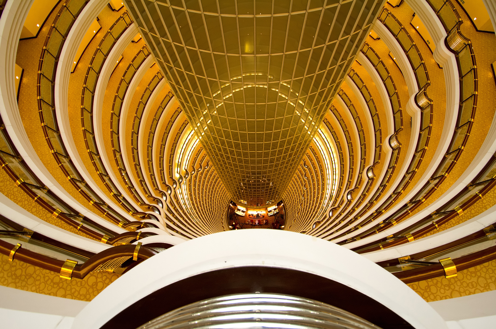 Grand Hyatt Shanghai - Blick auf die Lobby