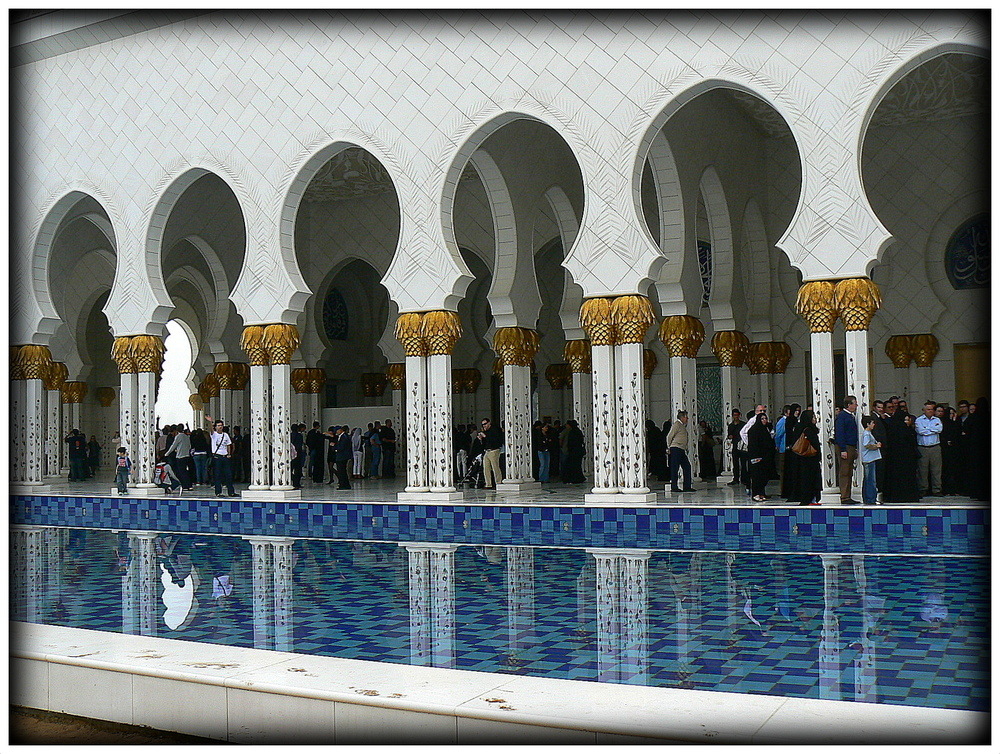 GRAND MOSQUEE d'ABU DHABI - 2 - photo et image