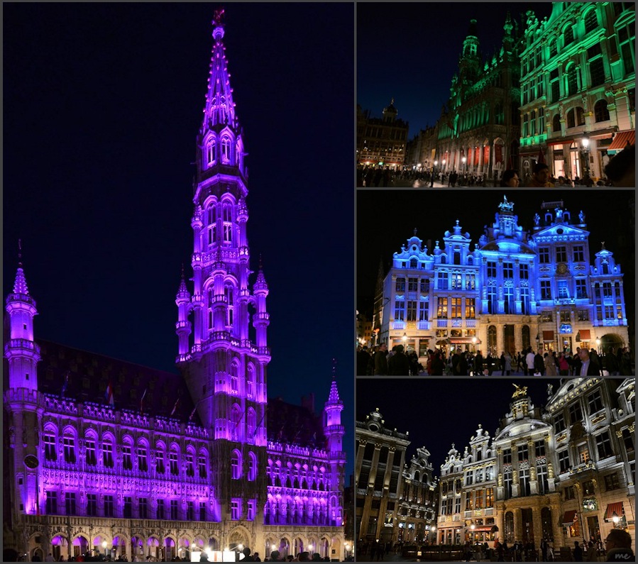 Grand Place bei Nacht...